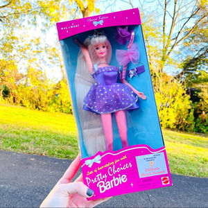 MATTEL 1996 Pretty Choices Barbie Doll Wal-Mart Special Blonde Hair #17971 NRFB